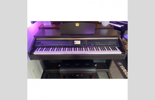 Used Yamaha CVP501 Satin Rosewood Digital Piano Complete Package (SN:BCQH01010) - Image 1